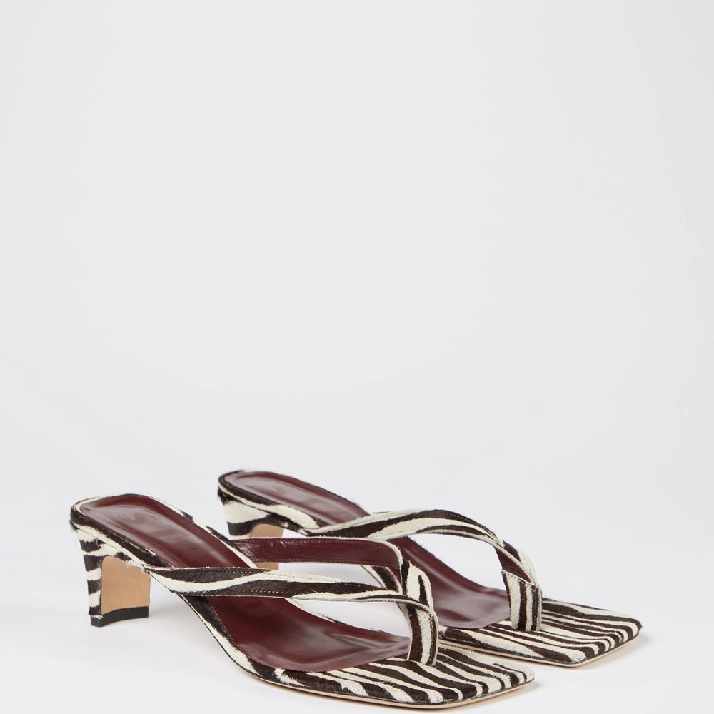 NWT STAUD Audrey Sandal in Zebra - 40